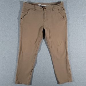 Mugsy Pants Men's 35 X 30 Beige Tan Belmonts Stretch Jeans